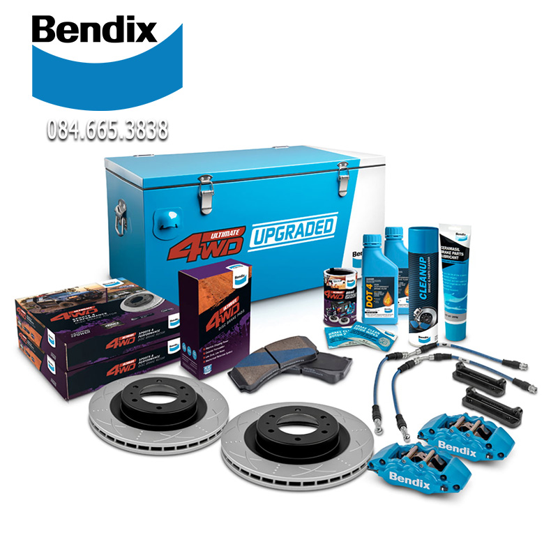 Bộ Nâng Cấp cao cấp Hệ Thống Phanh Bendix (Bendix Ultimate 4WD™ Big Brake Upgrade Kit)